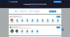 Desktop Screenshot of free4talk.com
